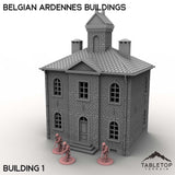 Tabletop Terrain Building Building 1 / 32mm Belgian Ardennes Buildings