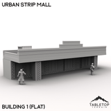 Tabletop Terrain Building Building 1 (Flat) / 40mm Urban Strip Mall - MCP Building