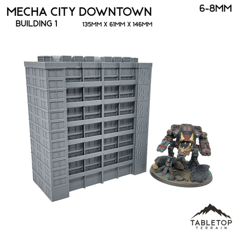 Tabletop Terrain Building Building 1 Mecha City Downtown Buildings - Bundle 2