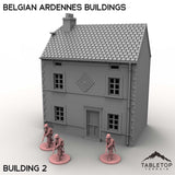 Tabletop Terrain Building Building 2 / 32mm Belgian Ardennes Buildings