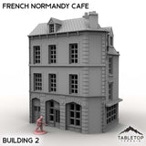 Tabletop Terrain Building Building 2 / 32mm French Normandy Corner Buildings