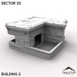 Tabletop Terrain Building Building 2 / 32mm Sector 33