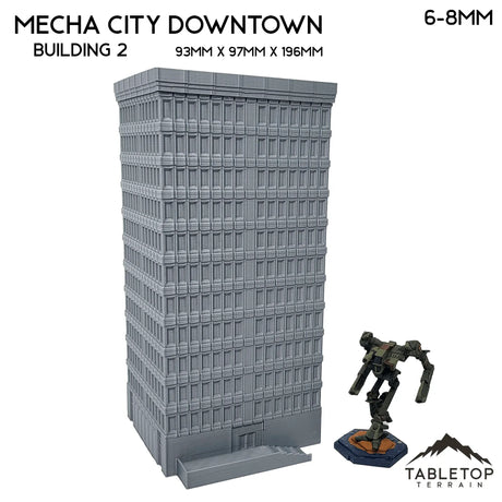 Tabletop Terrain Building Building 2 Mecha City Downtown Buildings - Bundle 2
