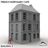 Tabletop Terrain Building Building 3 / 32mm French Normandy Corner Buildings