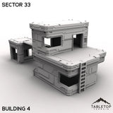 Tabletop Terrain Building Building 4 / 32mm Sector 33