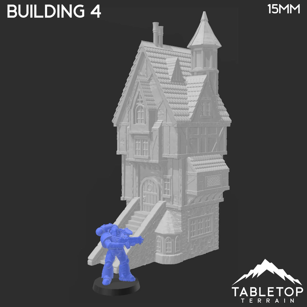 Tabletop Terrain Building Building 4 - City of Spiritdale - Fantasy Building