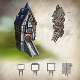 Tabletop Terrain Building Building 4 - City of Spiritdale - Fantasy Building