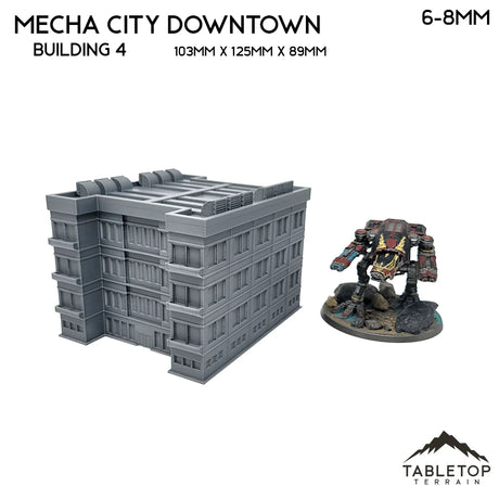 Tabletop Terrain Building Building 4 Mecha City Downtown Buildings - Bundle 2