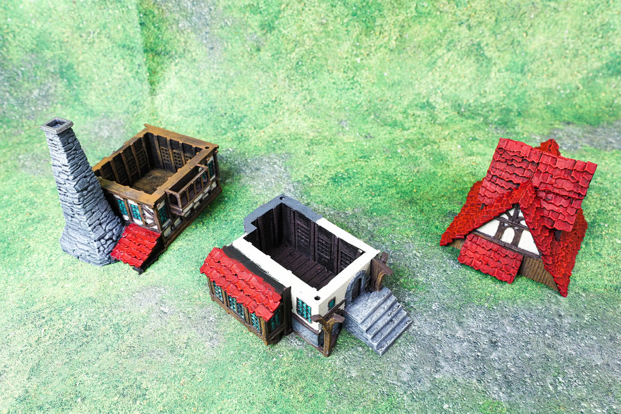 Tabletop Terrain Building Building 5 - Town of Grexdale - Fantasy Building