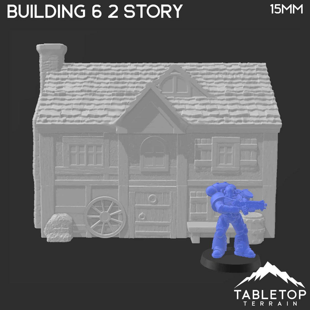 Tabletop Terrain Building Building 6 - Town of Grexdale - Fantasy Building