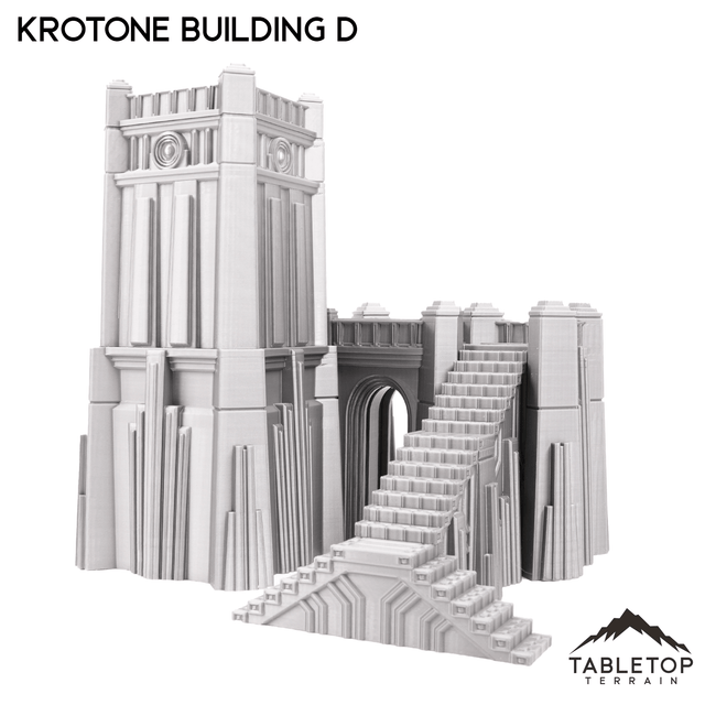 Tabletop Terrain Building Building D - Krotone, Sorcerer's Planet