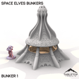 Tabletop Terrain Building Bunker 1 Space Elves Bunkers