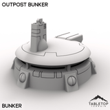 Tabletop Terrain Building Bunker / 32mm Outpost Bunker