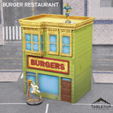 Tabletop Terrain Building Burger Restaurant