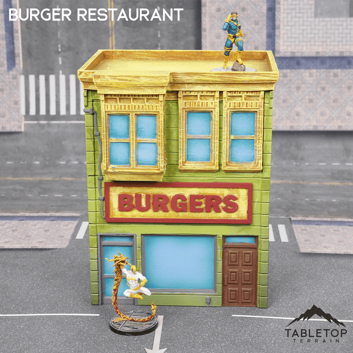 Tabletop Terrain Building Burger Restaurant