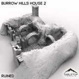 Tabletop Terrain Building Burrow Hills House 2