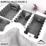Tabletop Terrain Building Burrow Hills House 2