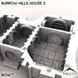 Tabletop Terrain Building Burrow Hills House 2