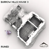 Tabletop Terrain Building Burrow Hills House 3