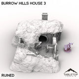 Tabletop Terrain Building Burrow Hills House 3