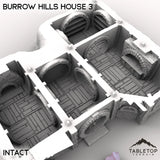 Tabletop Terrain Building Burrow Hills House 3