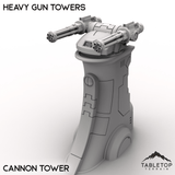 Tabletop Terrain Building Cannon / 32mm Heavy Gun Towers