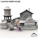 Tabletop Terrain Building Canyon Miner House