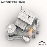 Tabletop Terrain Building Canyon Miner House