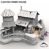 Tabletop Terrain Building Canyon Miner House
