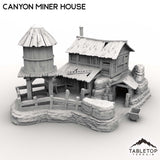 Tabletop Terrain Building Canyon Miner House