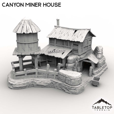 Tabletop Terrain Building Canyon Miner House
