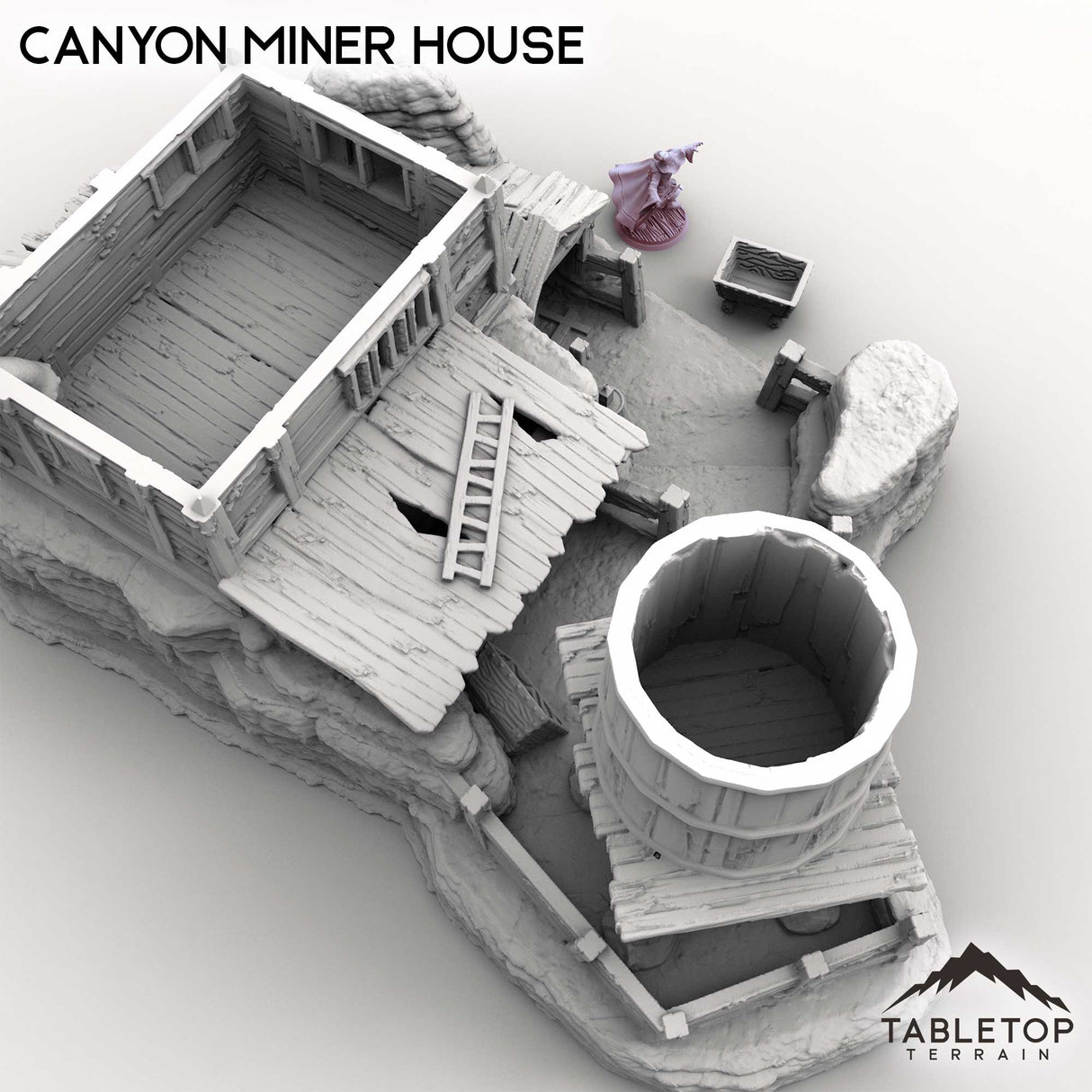 Tabletop Terrain Building Canyon Miner House