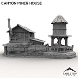 Tabletop Terrain Building Canyon Miner House