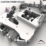 Tabletop Terrain Building Canyon Miner House