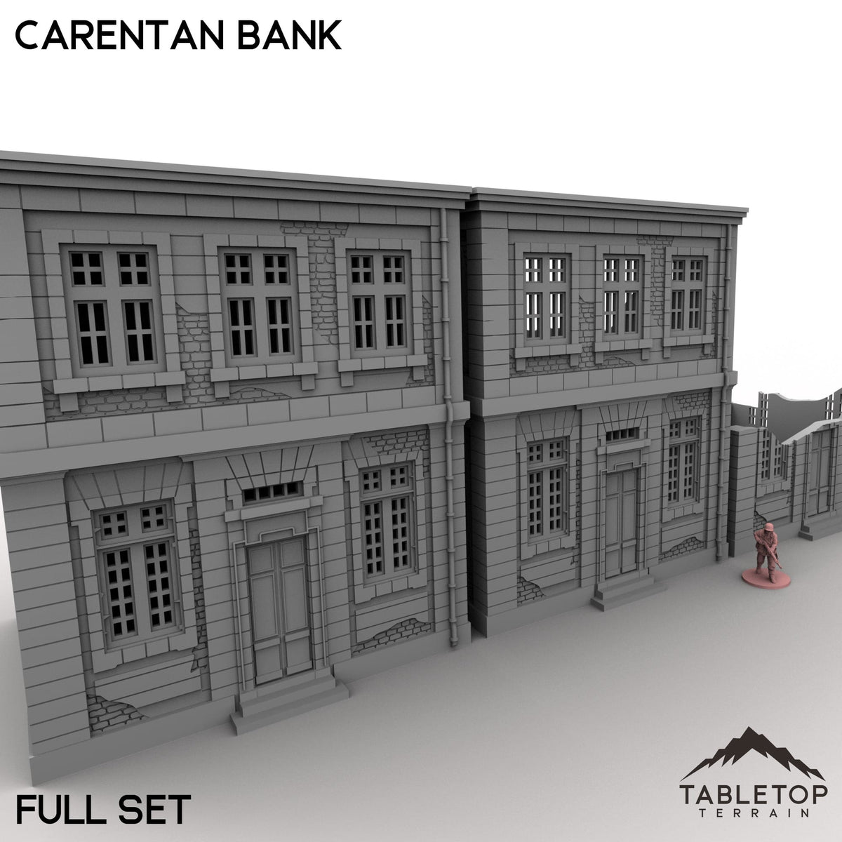 Tabletop Terrain Building Carentan Bank