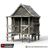 Tabletop Terrain Building Caribbean Shack - Building