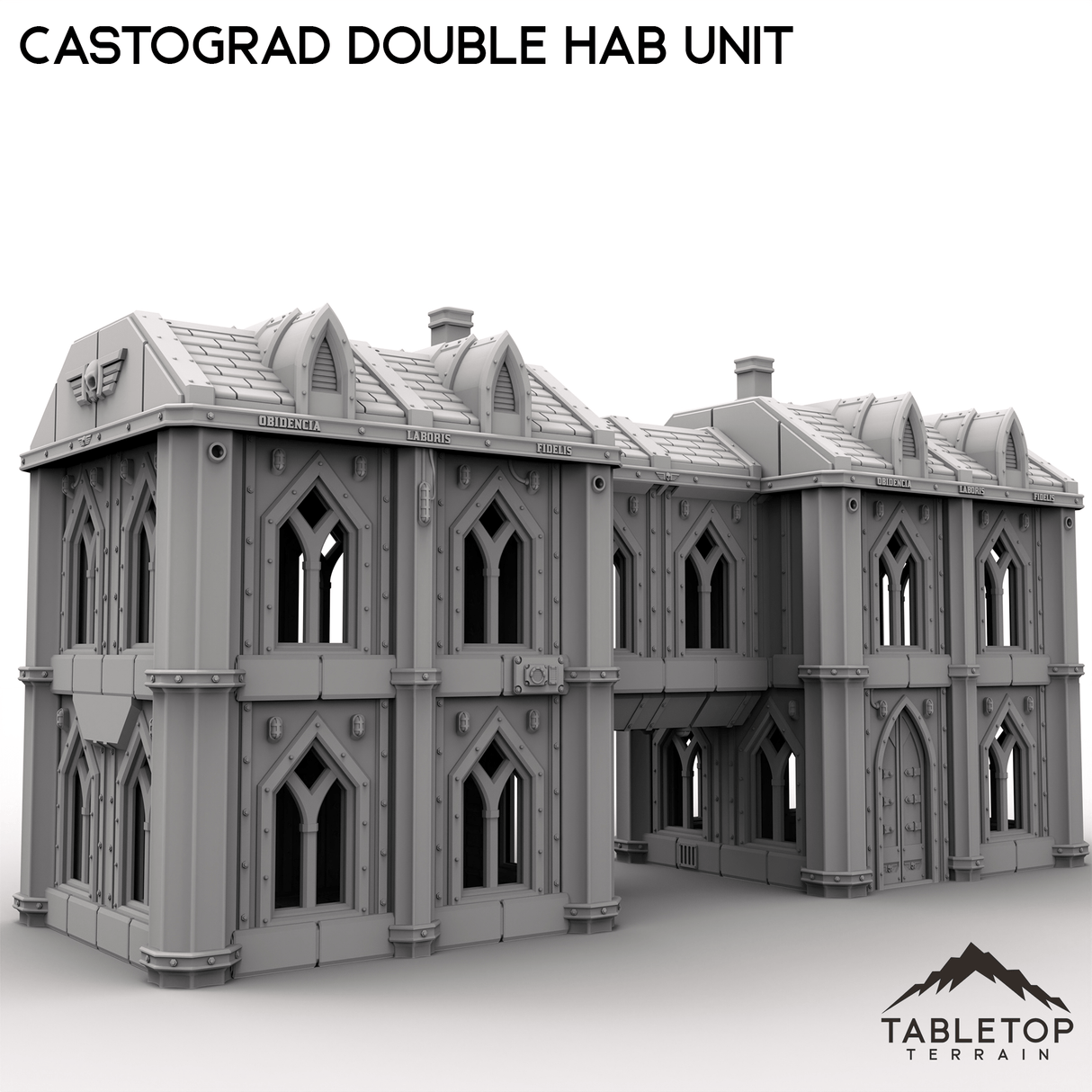Tabletop Terrain Building Castograd Double Hab Unit