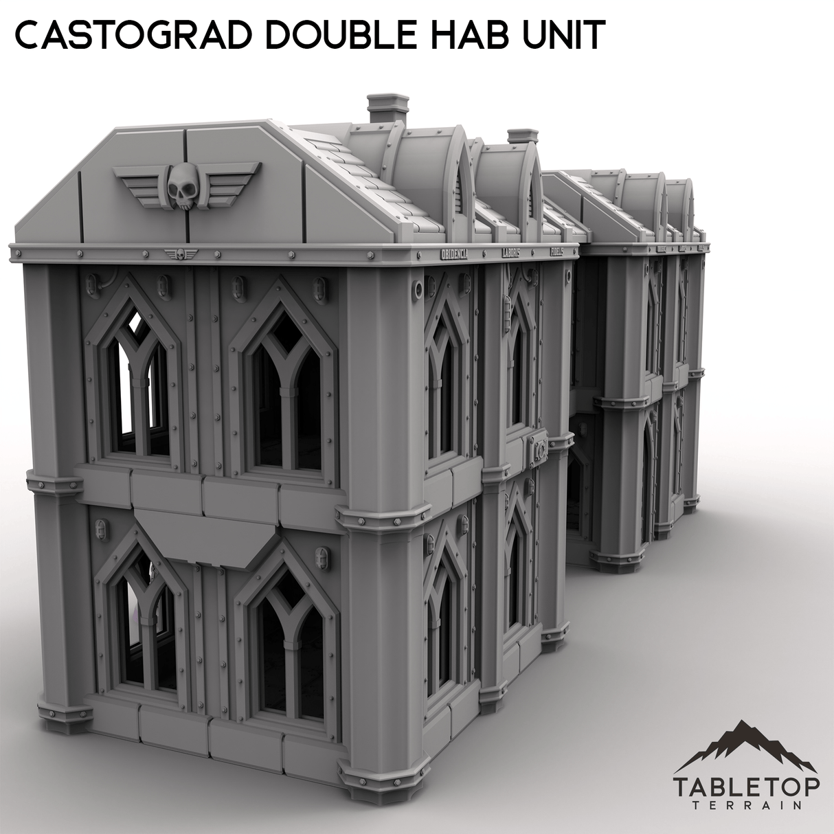 Tabletop Terrain Building Castograd Double Hab Unit