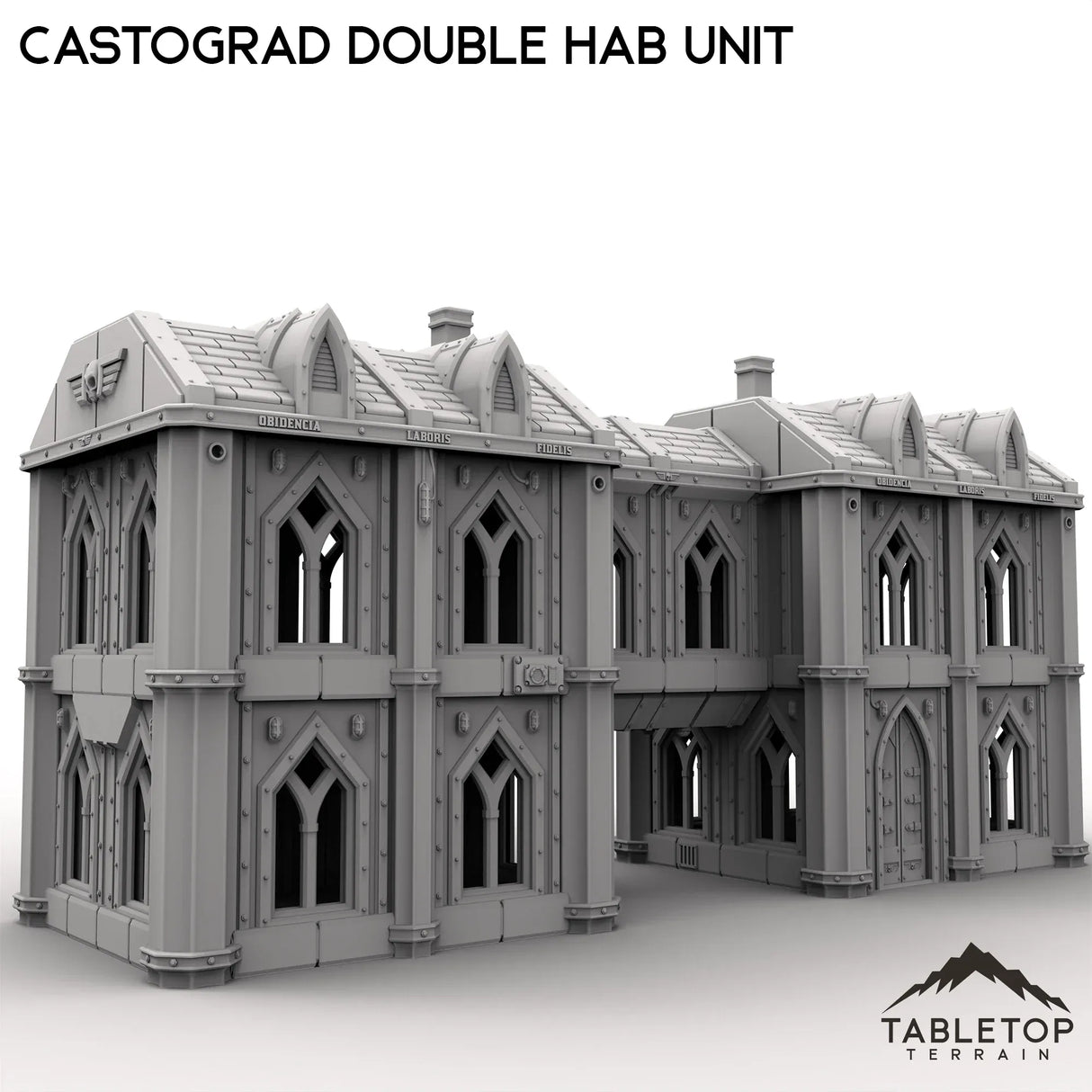 Tabletop Terrain Building Castograd Double Hab Unit