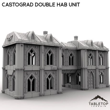 Tabletop Terrain Building Castograd Double Hab Unit