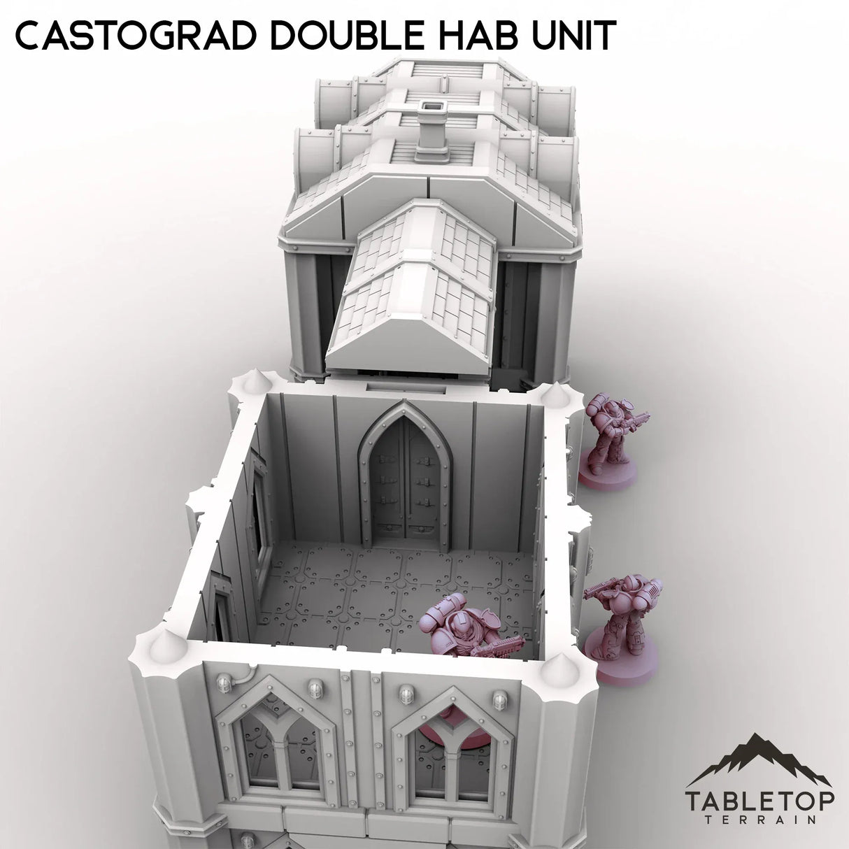 Tabletop Terrain Building Castograd Double Hab Unit