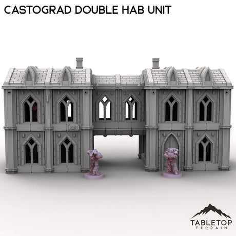 Tabletop Terrain Building Castograd Double Hab Unit