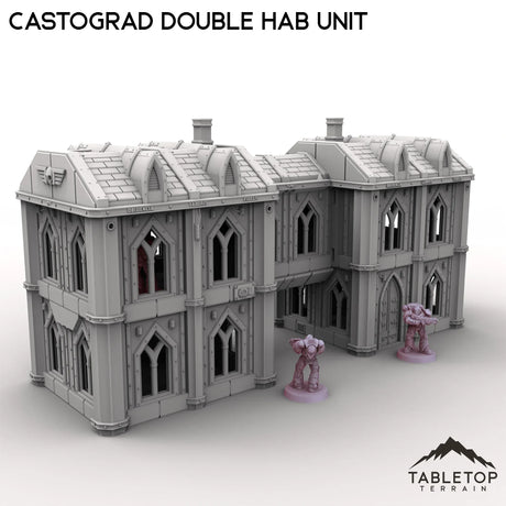 Tabletop Terrain Building Castograd Double Hab Unit