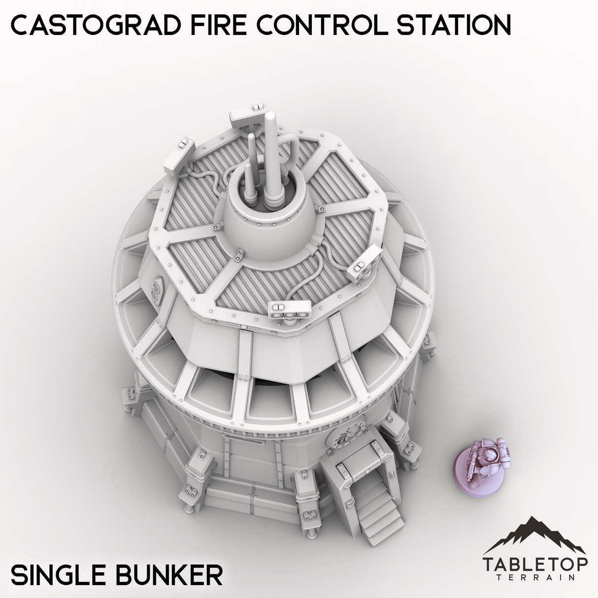 Tabletop Terrain Building Castograd Fire Control Station