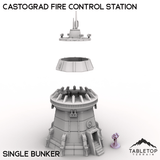 Tabletop Terrain Building Castograd Fire Control Station
