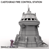 Tabletop Terrain Building Castograd Fire Control Station