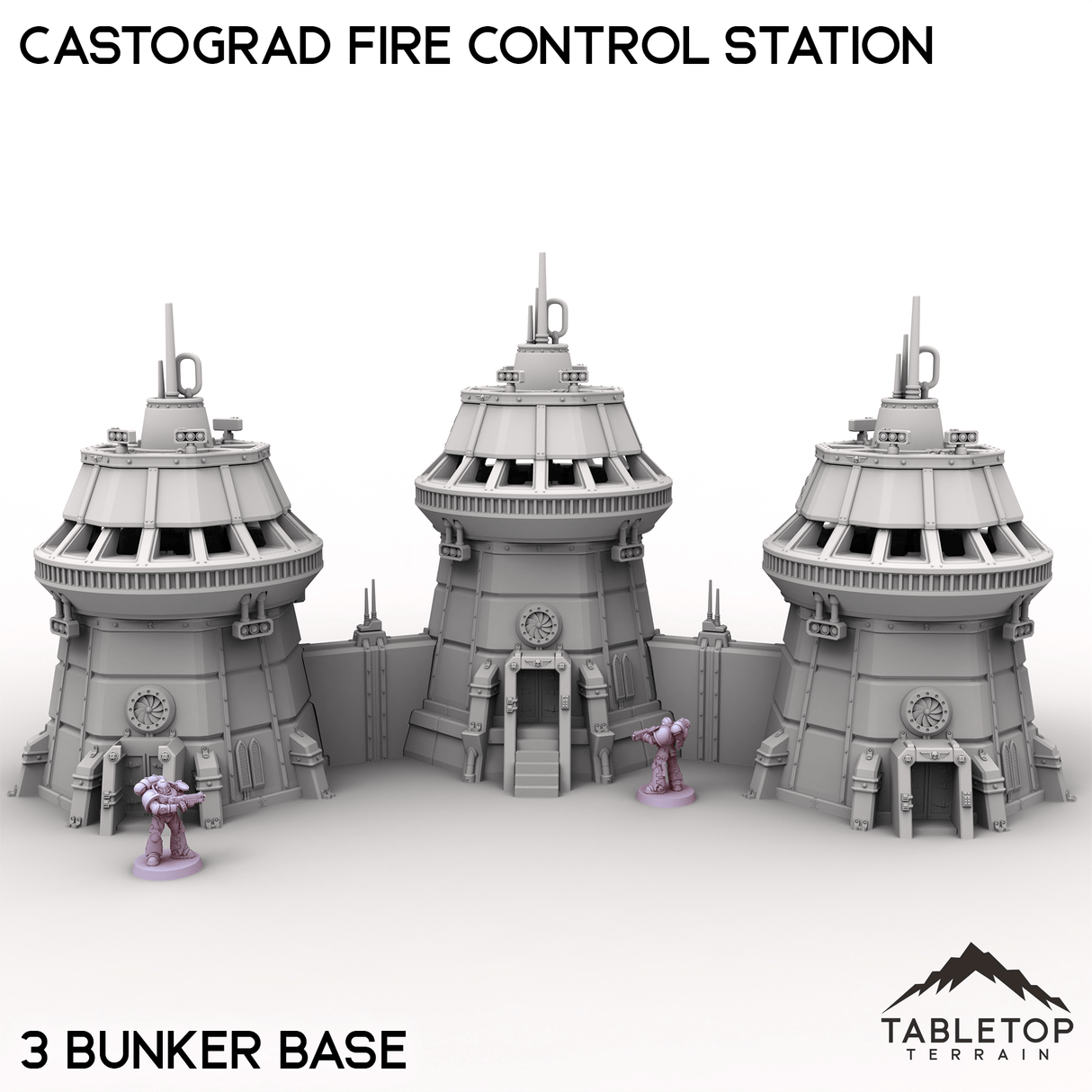 Tabletop Terrain Building Castograd Fire Control Station