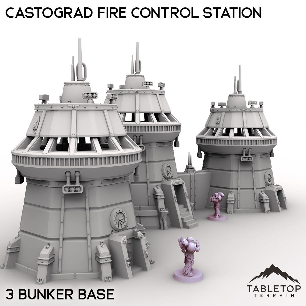 Tabletop Terrain Building Castograd Fire Control Station