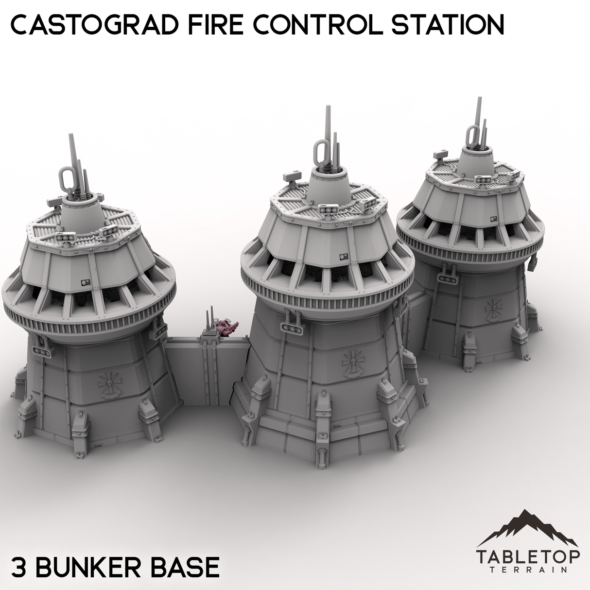 Tabletop Terrain Building Castograd Fire Control Station