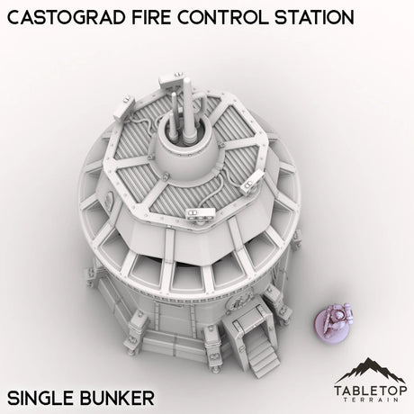Tabletop Terrain Building Castograd Fire Control Station